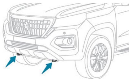 PEUGEOT Landtrek (2021-2024) - Accès au crochets avant - 1
