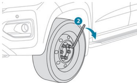 PEUGEOT Landtrek (2021-2024) - Montage de la roue - 4