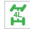 PEUGEOT Landtrek (2021-2024) - Position 4 roues motrices (vitesse faible) - 2