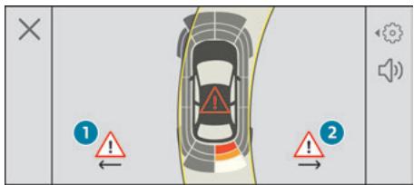 PEUGEOT 3008 (2023) - Alerte de trafic arrière - 2
