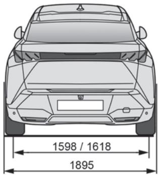 PEUGEOT 3008 (2023) - Dimensions (en mm) - 2