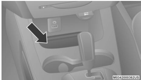 DODGE Journey (2020) - Rangement de la console au plancher - 1