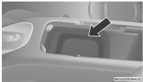 DODGE Journey (2020) - Compartment de rangement de la console centrale - 2