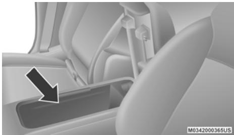DODGE Journey (2020) - Compartment de rangement de la console centrale - 3