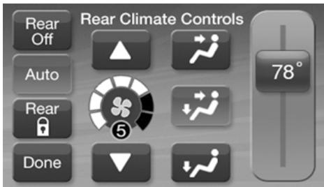 DODGE Journey (2020) - Vue d'ensemble des commandes automatiques du système de chauffage-climatisation - 3