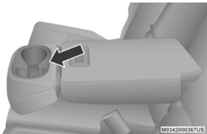 DODGE Journey (2020) - Porte-gobelets de console au plancher - 1