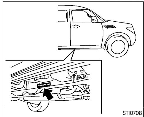 INFINITI QX80 (2021) - IDENTIFICATION DU VÉHICULE - 2