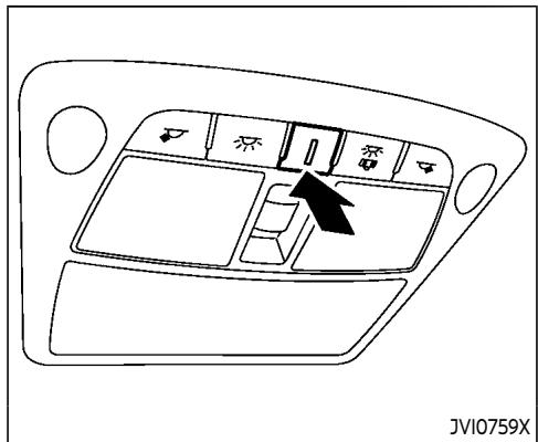 INFINITI QX80 (2021) - ② Commande de DESACTIVATION DE PORTIERE - 1