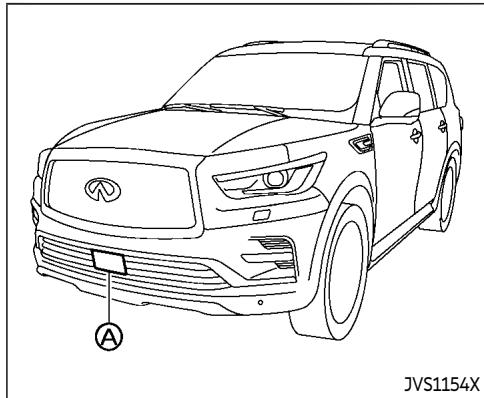 INFINITI QX80 (2021) - AVERTISSEMENT - 1
