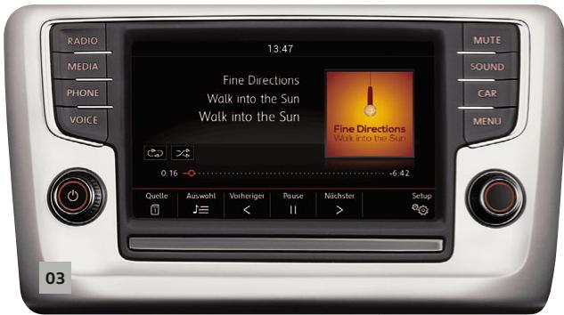 VOLKSWAGEN Polo 5 Phase 2 (2014-2017) - AUTORADIO 'COMPOSITION COLOUR' - 1