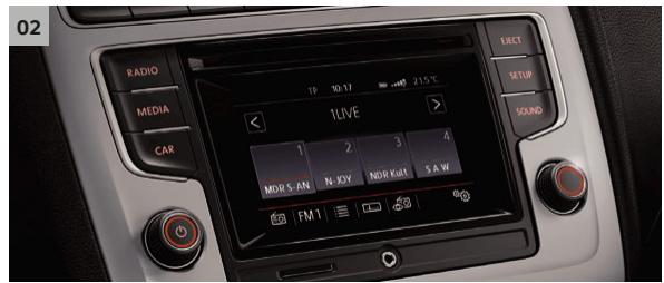 VOLKSWAGEN Polo 5 Phase 2 (2014-2017) - AUTORADIO 'COMPOSITION TOUCH' - 1