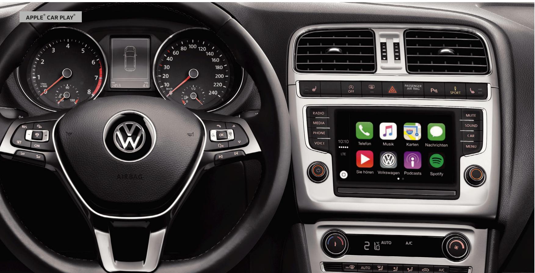 VOLKSWAGEN Polo 5 Phase 2 (2014-2017) - CONTROLEZ VOS APPLICATIONS DEPUIS VOTRE VOITURE - 1