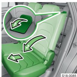 SKODA Kodiaq (2017-2021) - Accès à la troisième rangée de sièges - 1