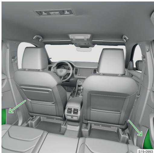 SKODA Kodiaq (2017-2021) - Porte-bouteilles dans le compartment de rangement de la portière arrêté - 1