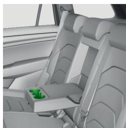 SKODA Kodiaq (2017-2021) - Porte-gobelets arrêté - 2