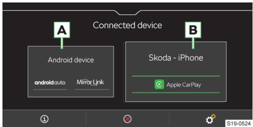 SKODA Kodiaq (2017-2021) - Menu principal SmartLink - 1