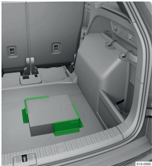 SKODA Kodiaq (2017-2021) - Éléments Cargo dans le coffre à bagages - 1