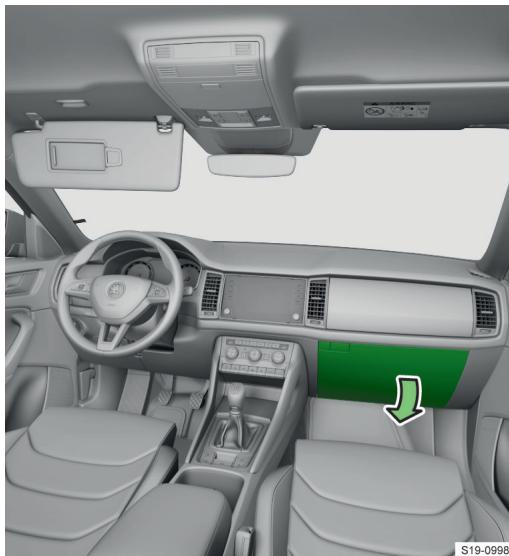SKODA Kodiaq (2017-2021) - Porte-crayons - 1