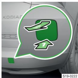 SKODA Kodiaq (2017-2021) - Retirer le capuchon arrêté - 1