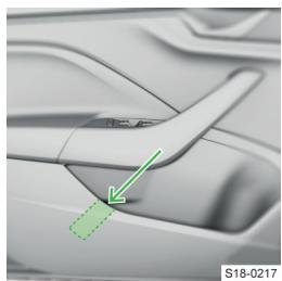 SKODA Kodiaq (2017-2021) - Compartment de rangement pour le gilet réfléchissant - 1