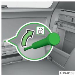 SKODA Kodiaq (2017-2021) - Déverrouillage du coffre - 1