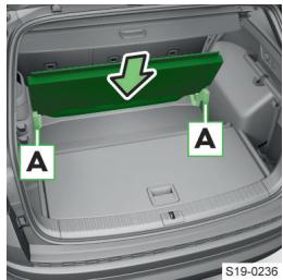 SKODA Kodiaq (2017-2021) - Plier la plaque avant vers le haut et vers l'arrière - 1