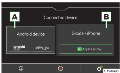 SKODA Kodiaq (2017-2021) - Menu principal SmartLink - 1