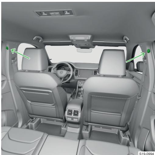 SKODA Kodiaq (2017-2021) - Ports USB - 3