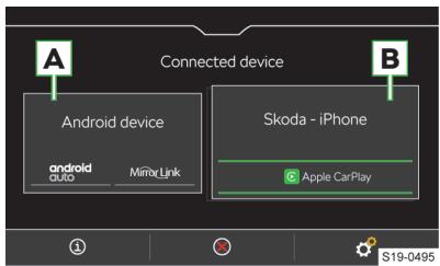 SKODA Kodiaq (2017-2021) - Menu principal SmartLink - 1