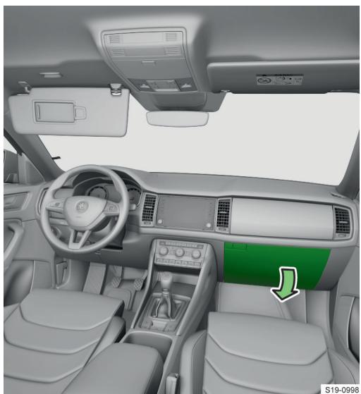SKODA Kodiaq (2017-2021) - Porte-crayons - 2