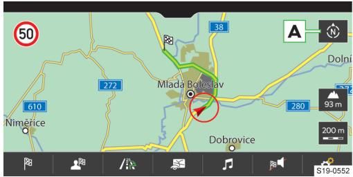 SKODA Kodiaq (2017-2021) - Orientation de la carte - 1