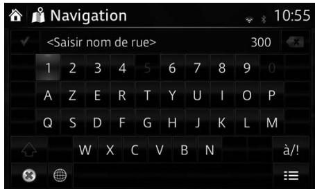MAZDA 6 GJ - Sélectionner une intersection comme destination - 1