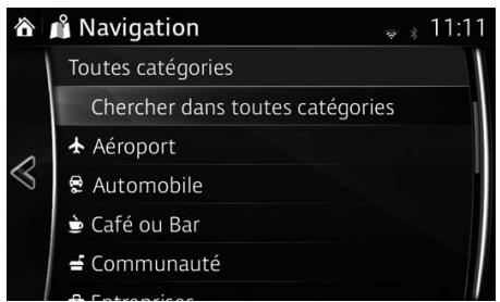 MAZDA 6 GJ - Recherche d'un POI (point d'intérêt) par nom - 3