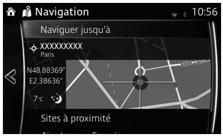 MAZDA 6 GJ - Sélection de la destination à partir de vos favoris - 2