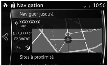 MAZDA 6 GJ - Saisir le milieu d'une rue comme destination - 5