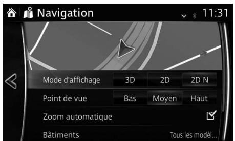 MAZDA 6 GJ - Réglages de carte - 1