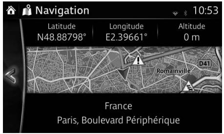 MAZDA 6 GJ - Vérifications des détails sur la localisation actuelle (où suis-je ?) - 1