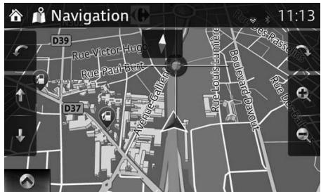 MAZDA 6 GJ - Sélectionnez un emplacement sur la carte comme destination - 1