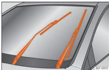 SEAT Ateca Phase 2 (2020) - Position d'entretien de l'essuie- glace - 1