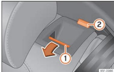 SEAT Ateca Phase 2 (2020) - Rabattre et lever le dossier de la banquette arrière - 1
