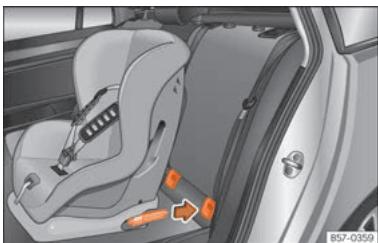 SEAT Ateca Phase 2 (2020) - Fixation du siège pour enfants avec le système ISOFIX ou i-Size - 2