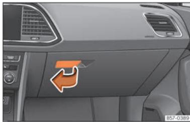 SEAT Ateca Phase 2 (2020) - Boîte à gants - 1