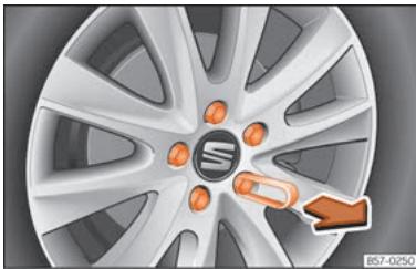 SEAT Ateca Phase 2 (2020) - Capuchons de boulons de roue - 1