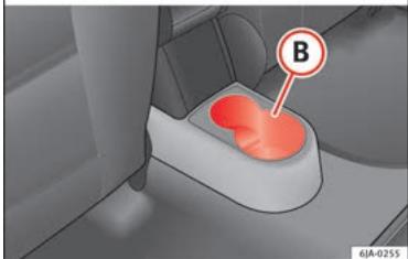 SEAT Toledo 4 (2015-2019) - Porte-boissons sur la console centrale - 2