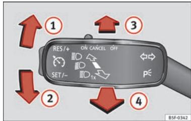 SEAT Toledo 4 (2015-2019) - Levier des clignotants et faux de route - 1