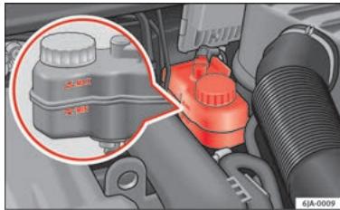 SEAT Toledo 4 (2015-2019) - Contrôle du niveau de liquide de frein - 1