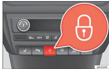 SEAT Toledo 4 (2015-2019) - Touche de verrouillage centralisé - 1