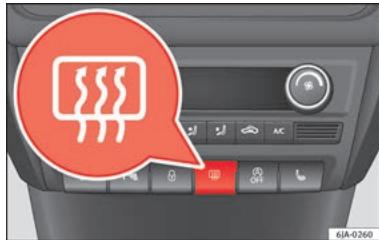 SEAT Toledo 4 (2015-2019) - Dégivrage de la lunette arrête - 1