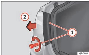SEAT Toledo 4 (2015-2019) - Démonter le feu arrêté1) - 1