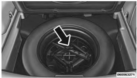 JEEP Compass MK49 Phase 2 (2011-2016) - Emplacement du cric - 1